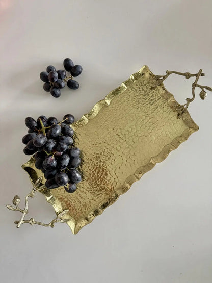 The Patti Golden Serving Tray, Top CloseUp