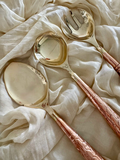Hand Hammered Serving Spoon