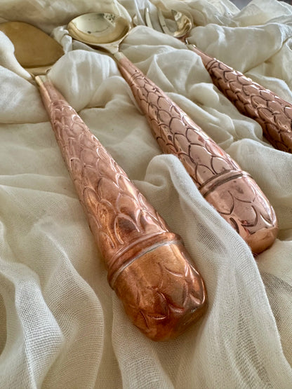 Hand Hammered Serving Spoon