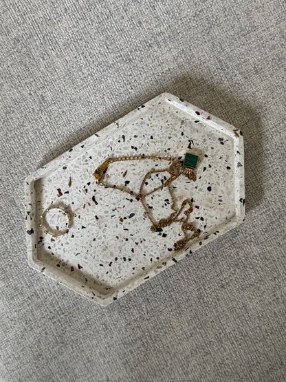 Terrazzo Tray Ash White