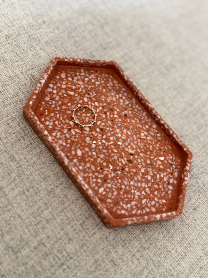 Terrazzo Tray Terracota
