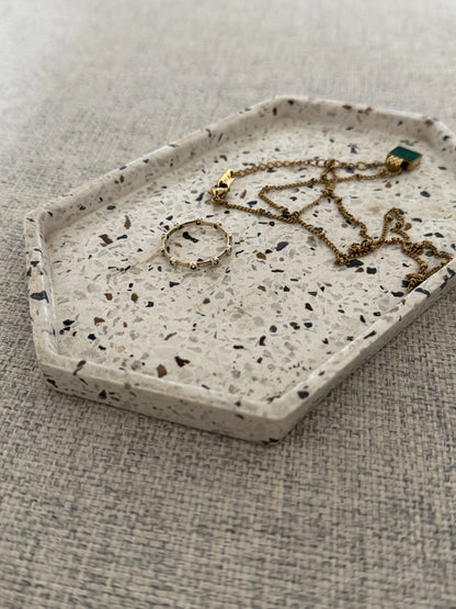 Terrazzo Tray Ash White