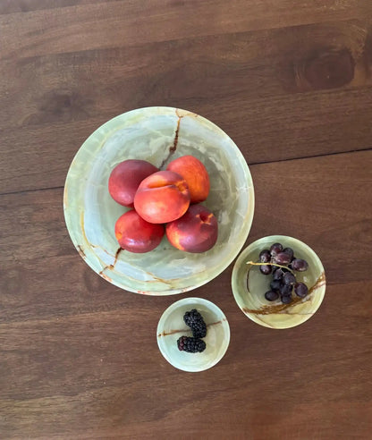 Jade Payala Fruit & Salad Bowl, Top View with Fruits