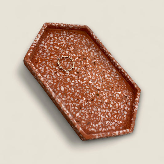 Terrazzo Tray Terracota